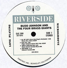 Carica l&#39;immagine nel visualizzatore di Gallery, Budd Johnson : Budd Johnson And The Four Brass Giants (LP, Album, RE)
