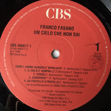 Carica l&#39;immagine nel visualizzatore di Gallery, Franco Fasano : Un Cielo Che Non Sai (LP, Album)
