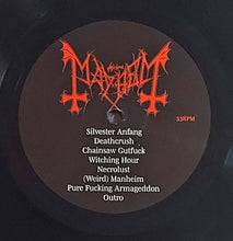 Carica l'immagine nel visualizzatore di Gallery, Darkthrone / Mayhem : The True Legends In Black (LP, Comp, Ltd, Unofficial)
