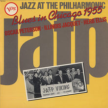 Carica l&#39;immagine nel visualizzatore di Gallery, Oscar Peterson - Illinois Jacquet - Herb Ellis : Jazz At The Philharmonic Blues In Chicago 1955 (LP, Album, Mono)
