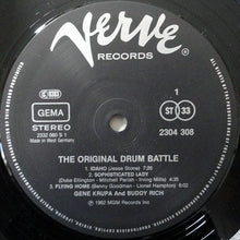 Carica l'immagine nel visualizzatore di Gallery, Gene Krupa &amp; Buddy Rich : The Original Drum Battle! (LP, Album, RE)
