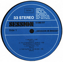 Carica l&#39;immagine nel visualizzatore di Gallery, Various : Session In Brass (LP, Comp)

