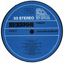 Carica l&#39;immagine nel visualizzatore di Gallery, Various : Session In Brass (LP, Comp)
