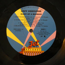 Carica l'immagine nel visualizzatore di Gallery, Ozzy Osbourne : Diary Of A Madman (LP, Album, RE, RM, 180)
