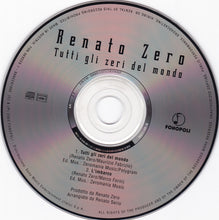 Carica l'immagine nel visualizzatore di Gallery, Renato Zero : Tutti Gli Zeri Del Mondo (CD, Single)
