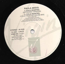 Carica l&#39;immagine nel visualizzatore di Gallery, Paula Abdul : Cold Hearted (12&quot;)
