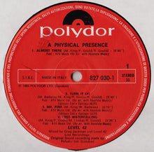 Carica l&#39;immagine nel visualizzatore di Gallery, Level 42 : A Physical Presence (2xLP, Album)
