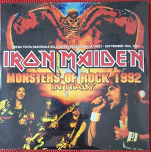 Carica l'immagine nel visualizzatore di Gallery, Iron Maiden : Monsters Of Rock 1992 In Italy (2xLP, Unofficial, Red)
