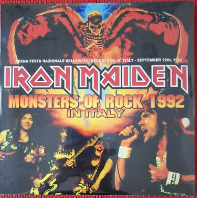 Iron Maiden : Monsters Of Rock 1992 In Italy (2xLP, Unofficial, Red)