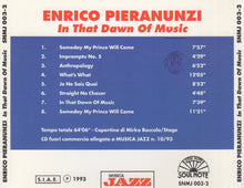Carica l&#39;immagine nel visualizzatore di Gallery, Enrico Pieranunzi : In That Dawn Of Music (CD, Album)
