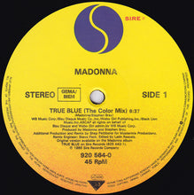 Carica l&#39;immagine nel visualizzatore di Gallery, Madonna : True Blue (12&quot;, Maxi)
