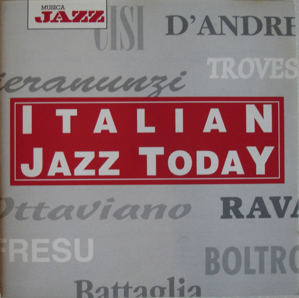Various : Italian Jazz Today (CD, Comp)