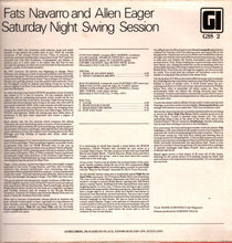 Carica l&#39;immagine nel visualizzatore di Gallery, Fats Navarro And Allen Eager : Saturday Night Swing Session (LP, RE)
