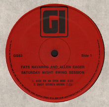Carica l&#39;immagine nel visualizzatore di Gallery, Fats Navarro And Allen Eager : Saturday Night Swing Session (LP, RE)
