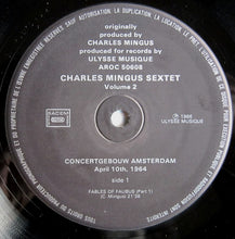 Carica l'immagine nel visualizzatore di Gallery, Charles Mingus Sextet : Concertgebouw Amsterdam Volume 2 (LP, Album)
