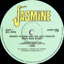 Carica l&#39;immagine nel visualizzatore di Gallery, Manny Albam And His Jazz Greats : West Side Story (LP, Album, Mono, RE)
