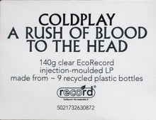 Carica l'immagine nel visualizzatore di Gallery, Coldplay : A Rush Of Blood To The Head (LP, Album, RE, Cle)
