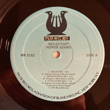 Carica l&#39;immagine nel visualizzatore di Gallery, Pepper Adams : Reflectory (LP, Album)
