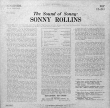 Carica l&#39;immagine nel visualizzatore di Gallery, Sonny Rollins : The Sound Of Sonny (LP, Album, Mono, RE)
