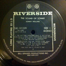 Carica l&#39;immagine nel visualizzatore di Gallery, Sonny Rollins : The Sound Of Sonny (LP, Album, Mono, RE)
