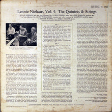 Carica l&#39;immagine nel visualizzatore di Gallery, Lennie Niehaus : Vol. 4: The Quintets &amp; Strings (LP, Album)
