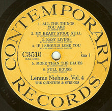 Carica l&#39;immagine nel visualizzatore di Gallery, Lennie Niehaus : Vol. 4: The Quintets &amp; Strings (LP, Album)
