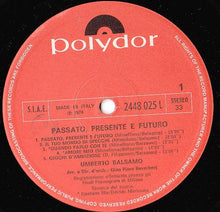 Carica l&#39;immagine nel visualizzatore di Gallery, Umberto Balsamo : Passato Presente E Futuro (LP, Album)
