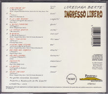 Carica l'immagine nel visualizzatore di Gallery, Loredana Berte'* : Ingresso Libero (CD, Album)

