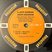 Carica l'immagine nel visualizzatore di Gallery, John Coltrane : A Love Supreme (LP, Album, Mono, RE, Gat)
