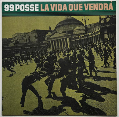 99 Posse : La Vida Que Vendrà (2xLP, Album, RE, RM, Gre)