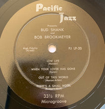 Carica l&#39;immagine nel visualizzatore di Gallery, Bud Shank And Bob Brookmeyer : Bud Shank And Bob Brookmeyer (10&quot;, Album, Mono)
