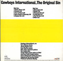 Carica l'immagine nel visualizzatore di Gallery, Cowboys International ®* : The Original Sin (LP)

