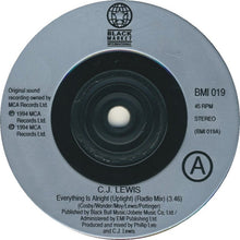 Carica l&#39;immagine nel visualizzatore di Gallery, CJ Lewis : Everything Is Alright (Uptight) (7&quot;, Single)
