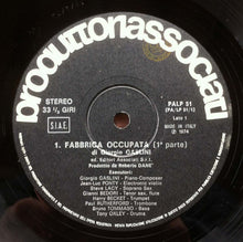 Carica l&#39;immagine nel visualizzatore di Gallery, Giorgio Gaslini &amp; Jean-Luc Ponty : Fabbrica Occupata (LP, Album, Gat)
