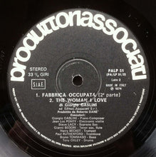 Carica l&#39;immagine nel visualizzatore di Gallery, Giorgio Gaslini &amp; Jean-Luc Ponty : Fabbrica Occupata (LP, Album, Gat)
