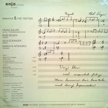 Carica l&#39;immagine nel visualizzatore di Gallery, Makaya Ntshoko / Heinz Sauer / Bob Degen / Isla Eckinger : Makaya &amp; The Tsotsis (LP, Album)
