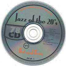 Carica l&#39;immagine nel visualizzatore di Gallery, Various : Jazz Of The 20&#39;s Hot And Rare (CD, Comp)

