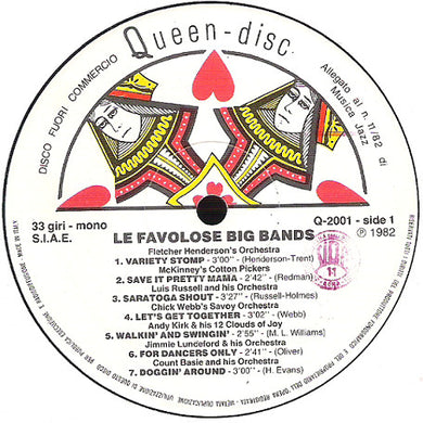Various : Le Favolose Big Bands (LP, Comp)