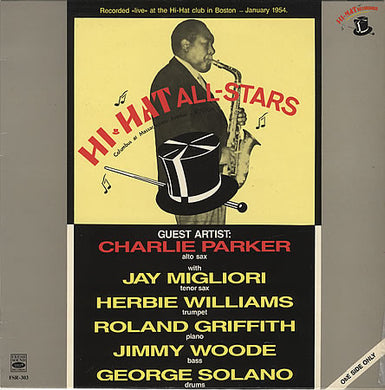 Charlie Parker : Hi-Hat All-Stars (LP, S/Sided)