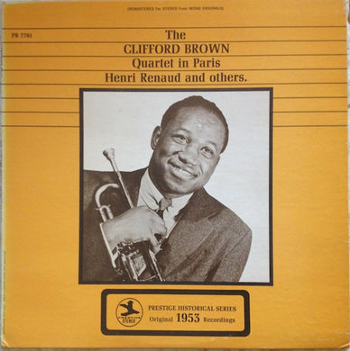 The Clifford Brown Quartet* : The Clifford Brown Quartet In Paris (LP, Comp, RE, RM)