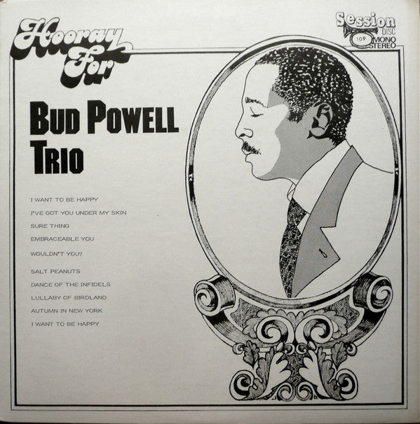 The Bud Powell Trio : Hooray For Bud Powell Trio (LP, Unofficial)
