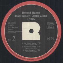 Carica l&#39;immagine nel visualizzatore di Gallery, Hans Koller  •  Attila Zoller  •  Roland Hanna : Trinity (LP, Album)
