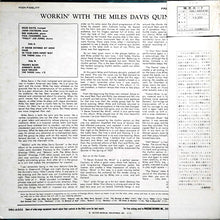 Carica l'immagine nel visualizzatore di Gallery, The Miles Davis Quintet : Workin' With The Miles Davis Quintet (LP, Album, Mono, RE)
