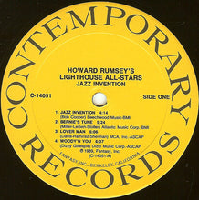 Carica l'immagine nel visualizzatore di Gallery, Howard Rumsey's Lighthouse All-Stars : Jazz Invention (40th Anniversary Reunion Concert) (LP, Album)
