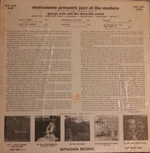 Carica l&#39;immagine nel visualizzatore di Gallery, George Wein And The Storyville Sextet : Metronome Presents Jazz At The Modern (LP, Album, Mono)
