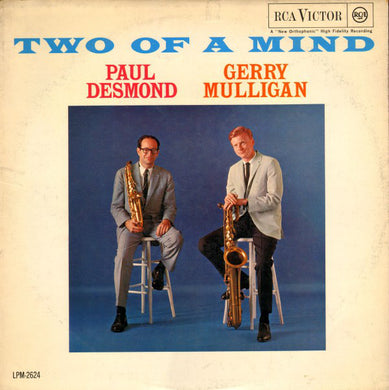 Paul Desmond, Gerry Mulligan : Two Of A Mind (LP, Album, Mono)