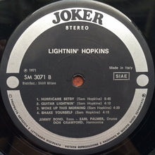 Carica l&#39;immagine nel visualizzatore di Gallery, Lightnin&#39; Hopkins : Il Blues (LP, Album, RE)
