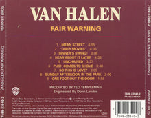 Carica l'immagine nel visualizzatore di Gallery, Van Halen : Fair Warning (CD, Album, RE)
