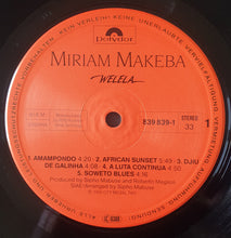Carica l&#39;immagine nel visualizzatore di Gallery, Miriam Makeba : Welela (LP, Album)
