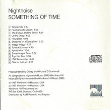 Carica l&#39;immagine nel visualizzatore di Gallery, Nightnoise (2) : Something Of Time (CD, Album)
